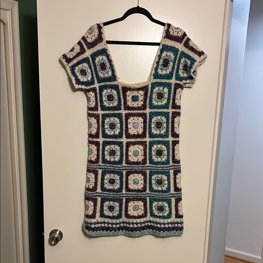 HANDMADE Crochet Dress - LARGE
